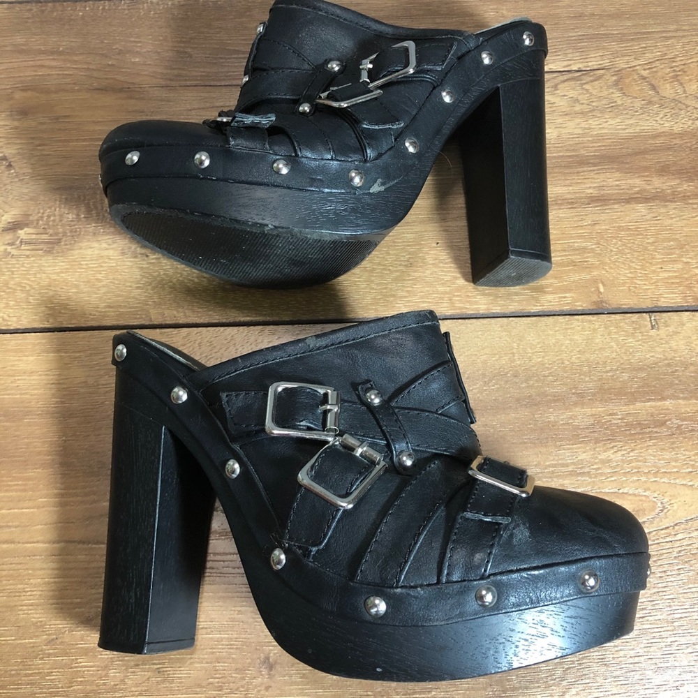 Beauty Heel Mule Clogs